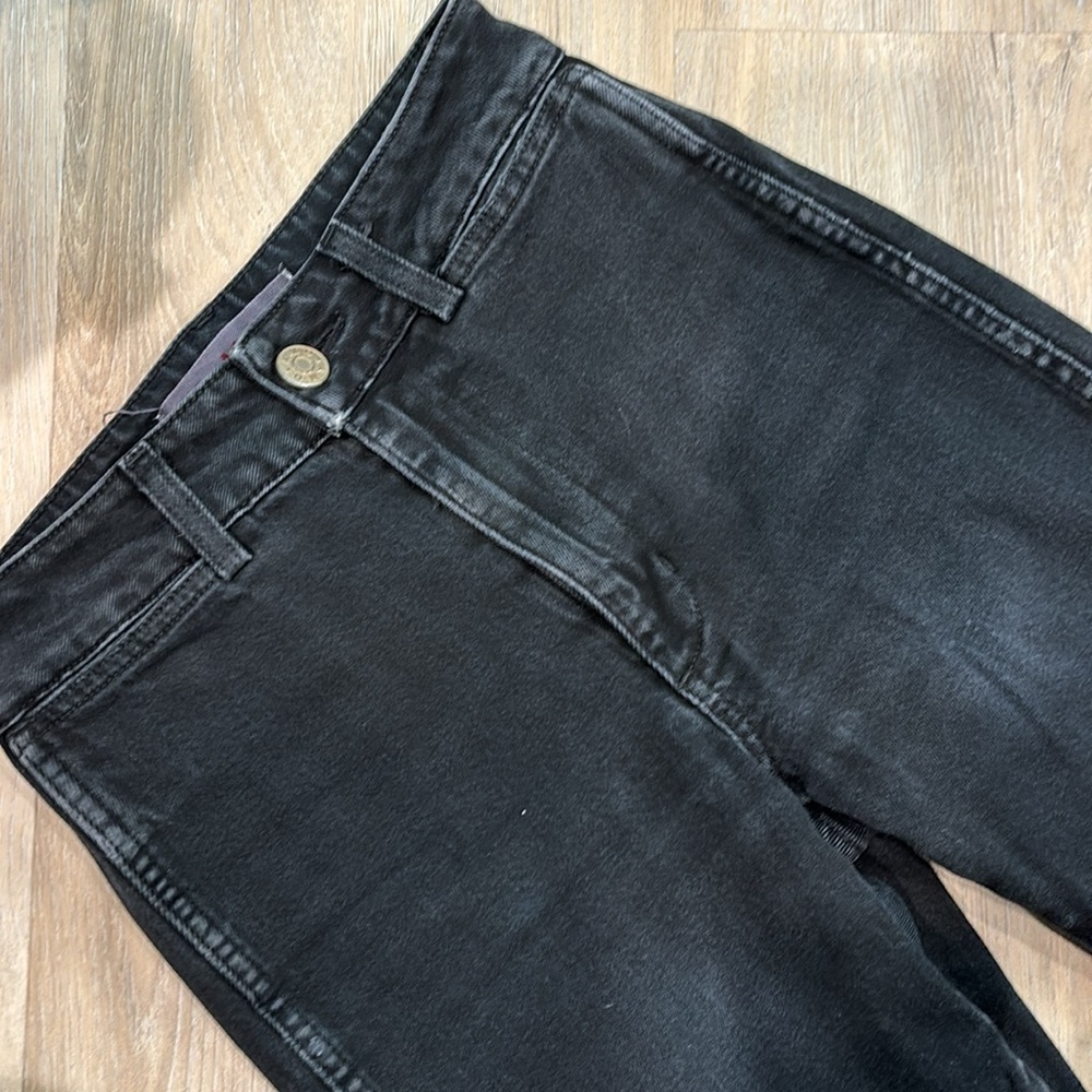 AMO BLACK FADED DENIM JEANS - Picture 2 of 3